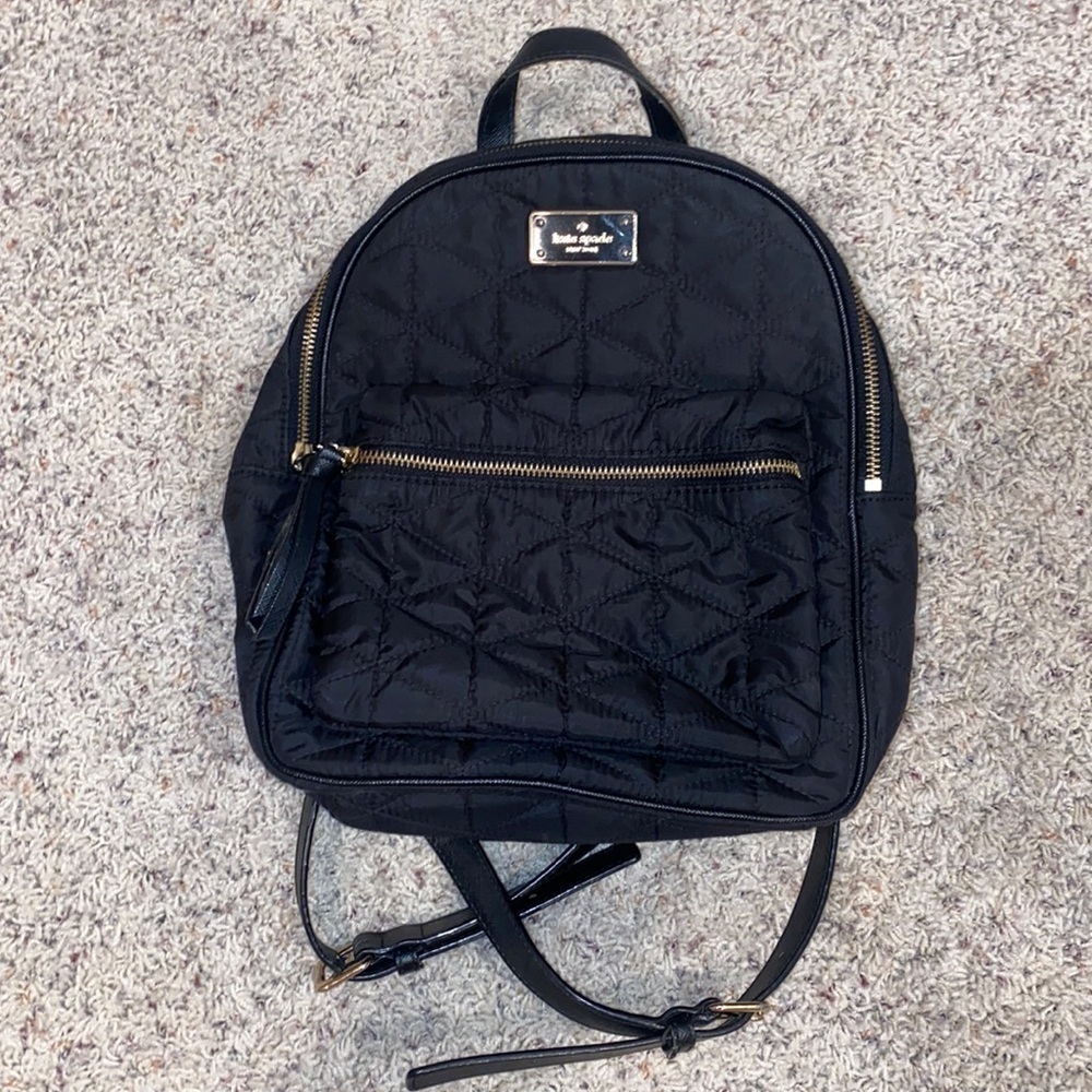 Kate Spade Nylon Quilted Backpack